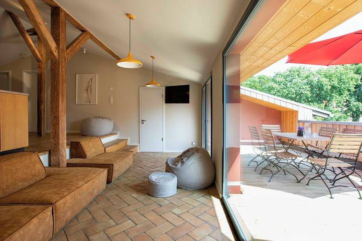 Ganze Wohnung, Große Wohnung mit Loggia direkt im Naturschutzgebiet in Templin, Barnimerland Region