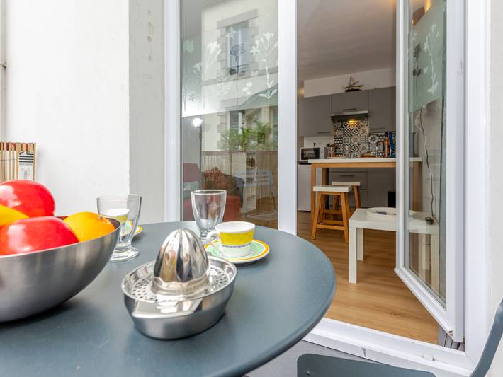 Appartement de vacances pour 2 personnes, avec Balcon et Jardin