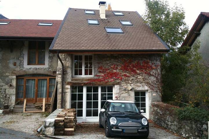 Location de vacances pour 8 personnes, avec Terrasse et Jardin dans Lancrans