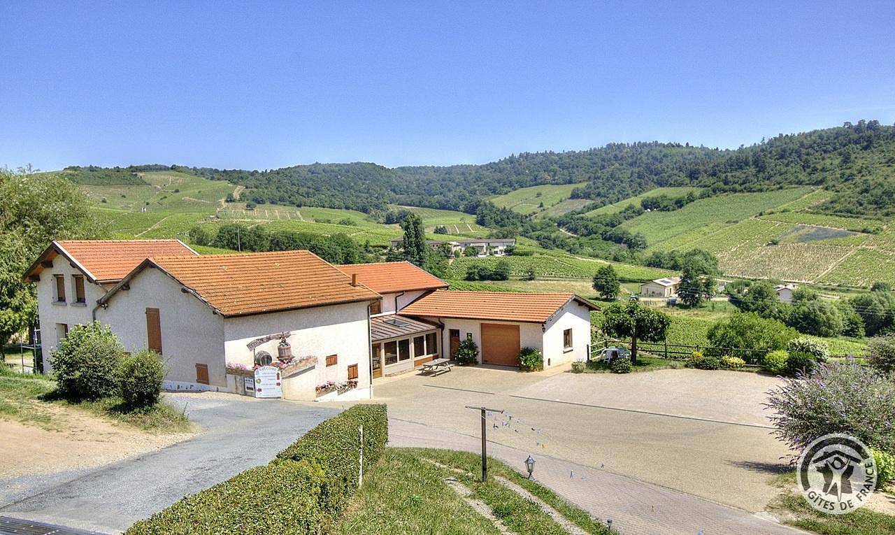 Appartement de vacances entier, Les 3 gîtes  du vignoble Aufranc in Fleurie, Région de Villefranche-sur-Saône