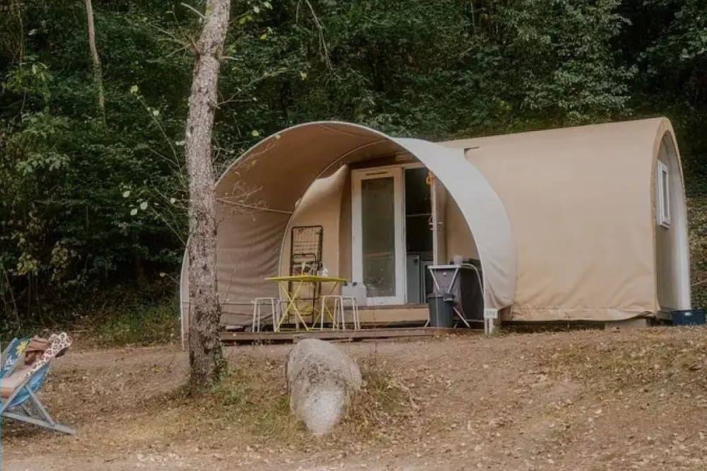ZEcamping 3 étoiles familial piscine chauffée mobil-home 16m2 in Florac-Trois-Rivières, Cevenas