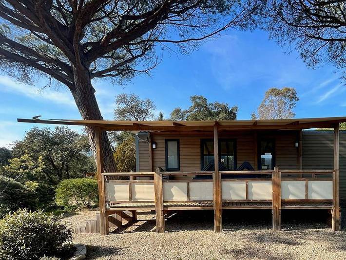 Domaine De La Bergerie - Mobilheim 6 personen - Privilège A - 3 Schlafzimmer - 6 Personen in Roquebrune-sur-Argens, Mittelmeerküste (Frankreich)