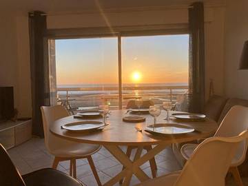 Gîte pour 5 personnes, avec vue et balcon dans Merlimont Plage