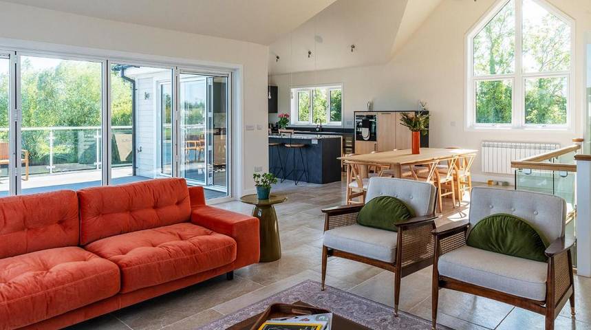 Ferienhaus für 8 Personen, mit Seeblick und Terrasse sowie Ausblick, mit Haustier in The Cotswolds - 2