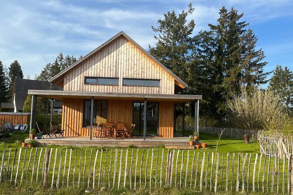 Gemütliches Holzhaus am See in Warin, Nordwestmecklenburg (Wismar und Umgebung)