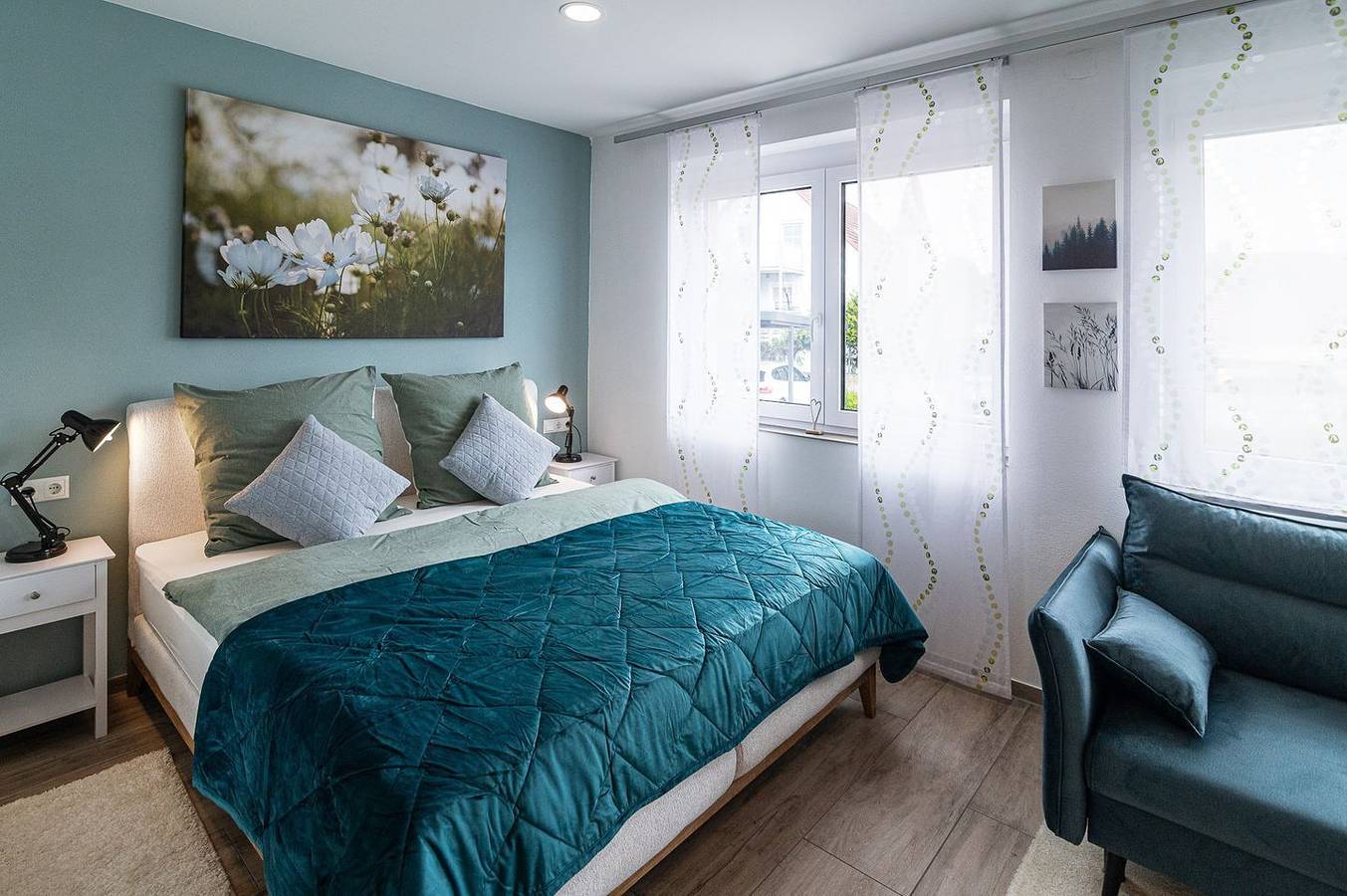 Ganze Wohnung, Modernes Apartment Skandi mit Terrasse und eingezäuntem Garten in Gunzenhausen in Gunzenhausen, Fränkisches Seenland