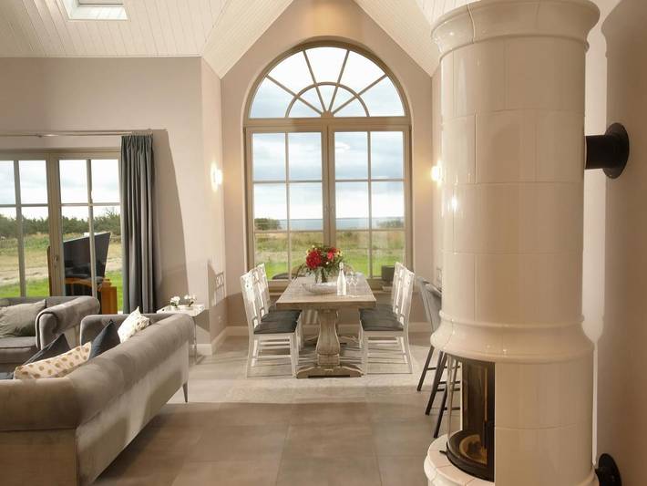 Villa für 8 Personen, mit Seeblick und Ausblick sowie Garten und Sauna, mit Haustier auf der Halbinsel Mönchgut - 4