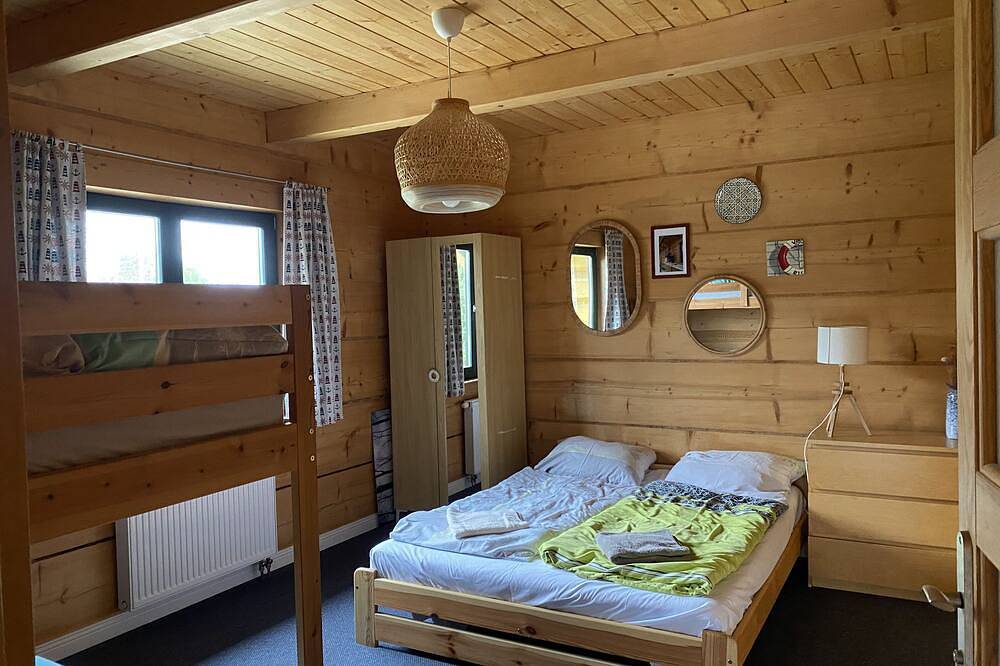 Luxury wooden house with garden on the Baltic Sea with sauna / whirlpool near Swinoujscie in Kołczewo, Szczecin Lagoon