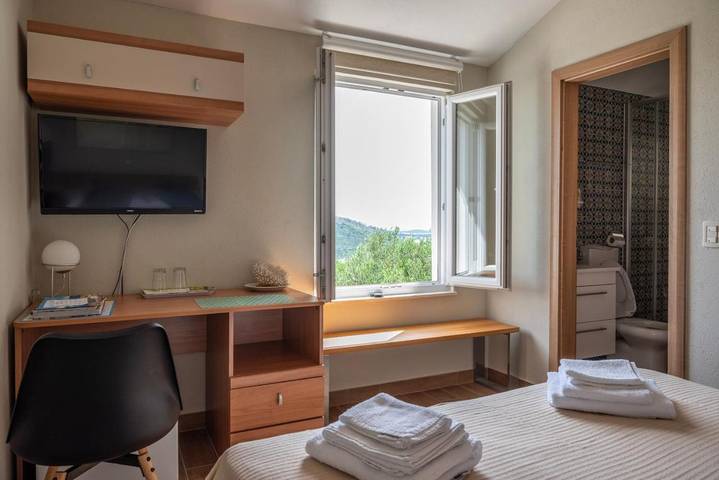 Ferienwohnung für 4 Personen, mit Ausblick und Balkon