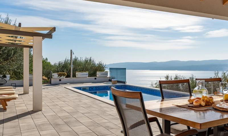 Willa dla 4 osób z widok na ocean in Celina, Omiš-Riviera