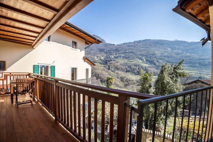 Gîte pour 4 personnes, avec balcon et jardin, animaux acceptés à Tenno - 2