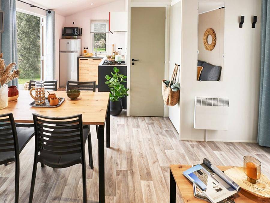 Camping Tikayan Rives du Lac de Sainte Croix - Mobilheim 5 personen - Kansas. Standard in Bauduen, Brignoles Region