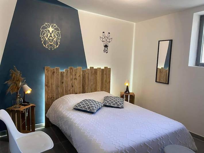 Appartement de vacances pour 9 personnes, avec jardin et vue