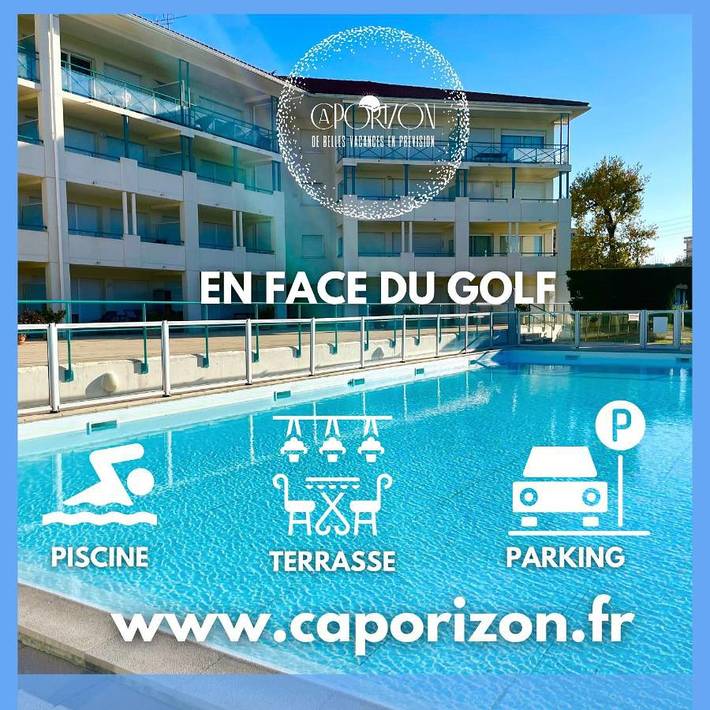 Gîte pour 4 personnes, avec Terrasse et Piscine dans Golf De La Nivelle