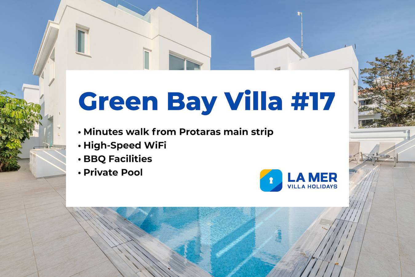 Green Bay Villa #17 in Protaras, Syd Cypern