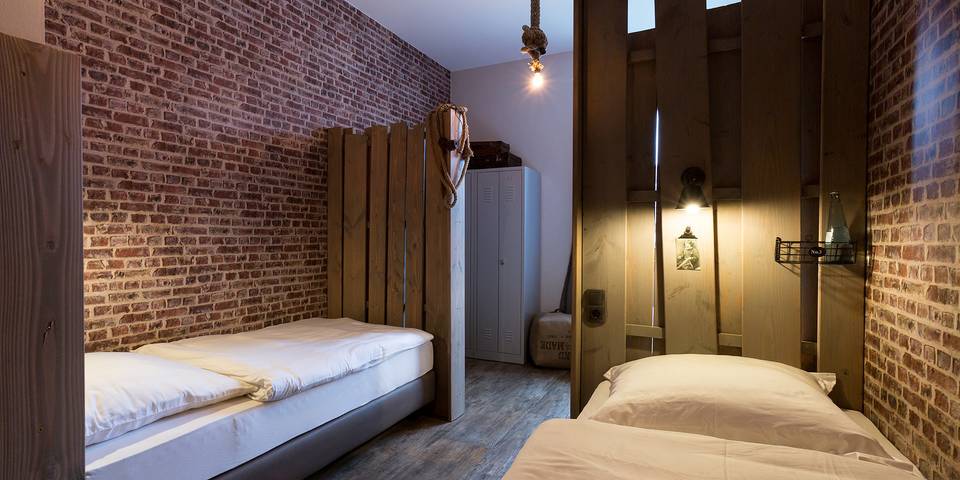 Hostel Heimathafen - Bett im Hostel Vierbettzimmer in Lörrach, Südschwarzwald