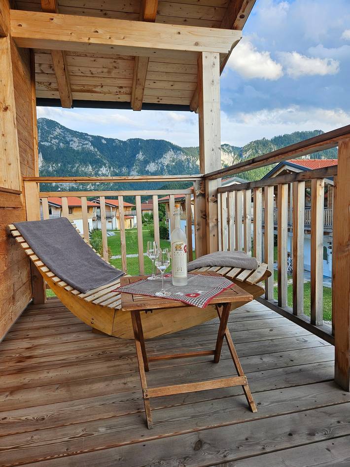 Hütte für 5 Personen, mit Sauna und Balkon/Terrasse sowie Balkon und Whirlpool in Inzell - 3