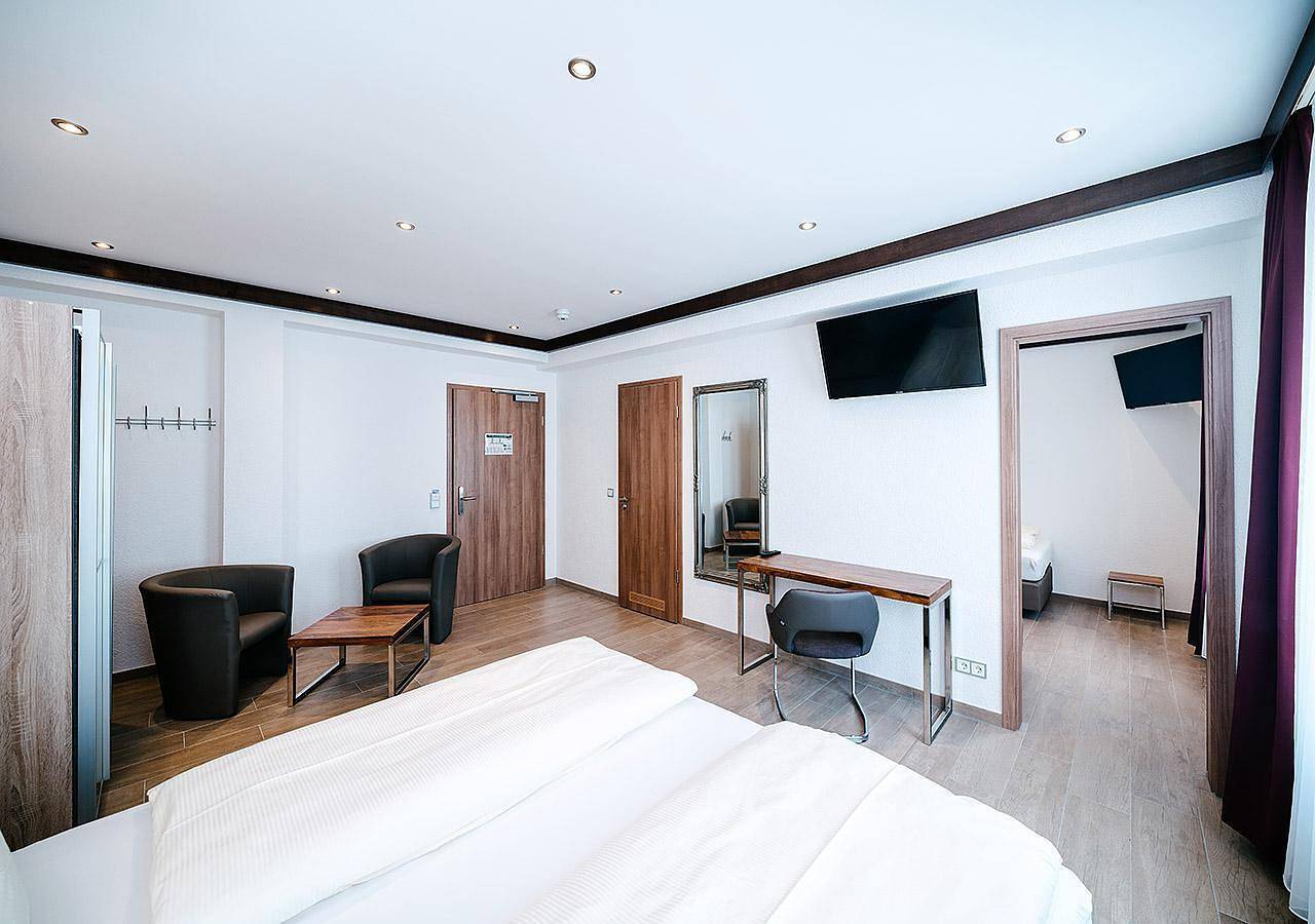 Familiekamer, douche, Wc, 2 slaapkamers in Neuschwanstein, Füssen