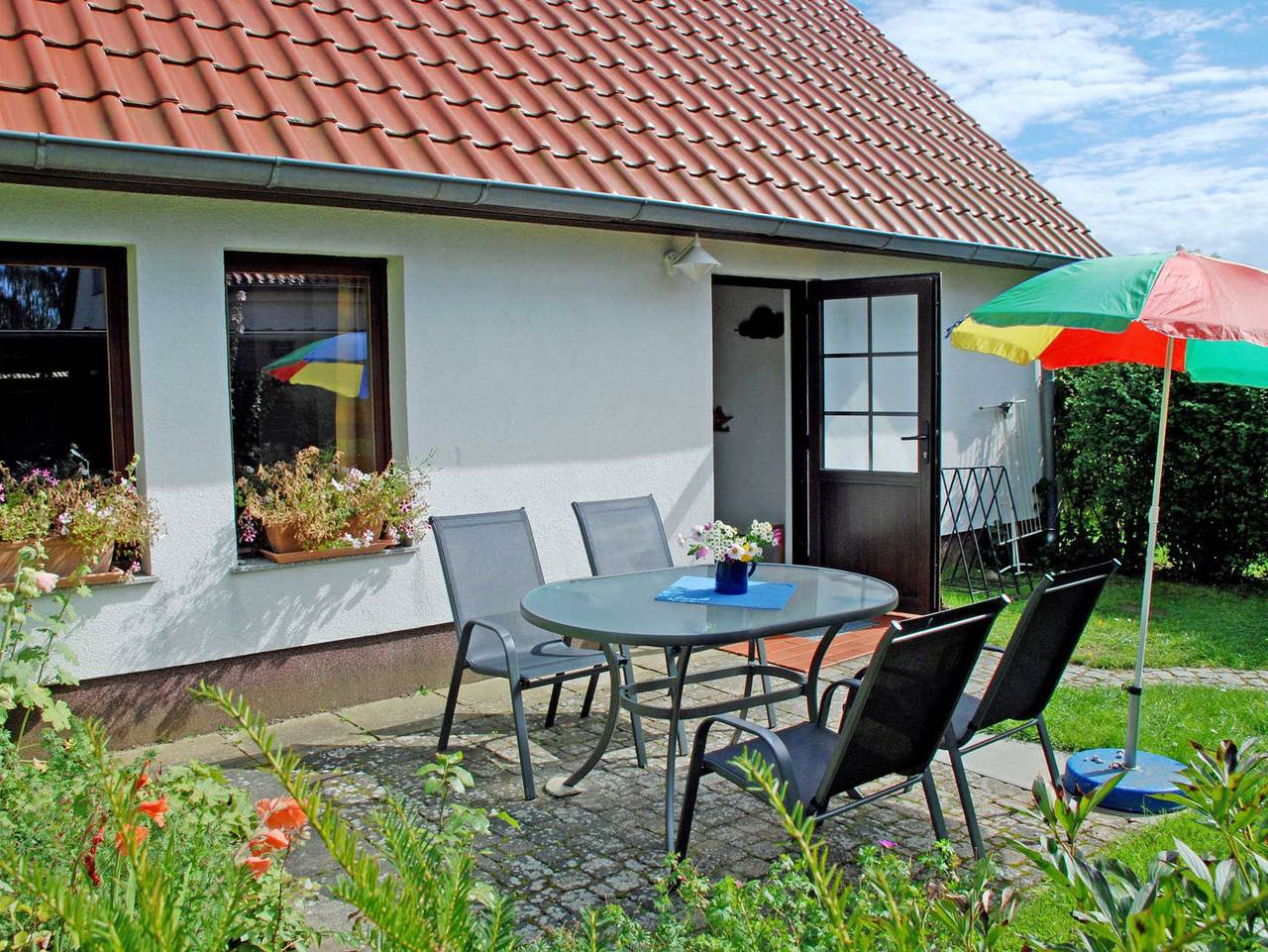 Ganze Ferienwohnung, Ferienhaus in Lauterbach mitterrasse und Kachelofen in Lauterbach (Rügen), Putbus