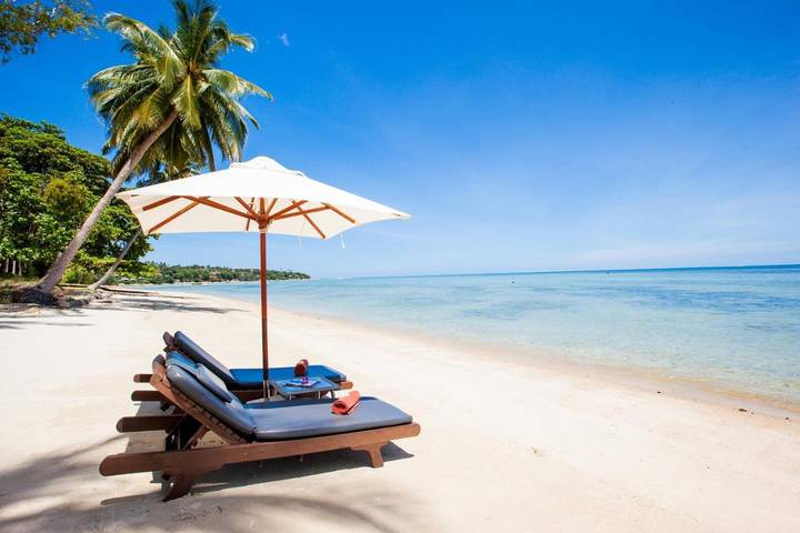 Location de vacances pour 2 personnes, avec jardin et balcon ainsi que piscine et vue à Lamai Beach - 2