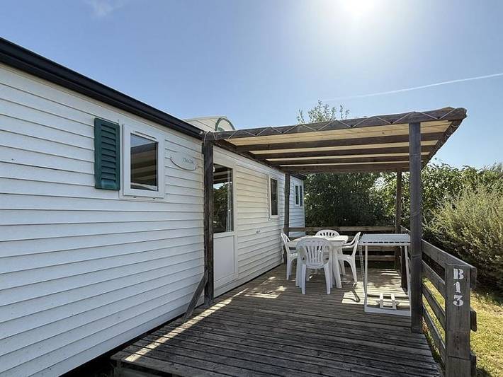 Camping Crin Blanc - Mobilhome 4 personas - Económico, 2 dormitorios con aire acondicionado in Arlés, Costa mediterránea (Francia)