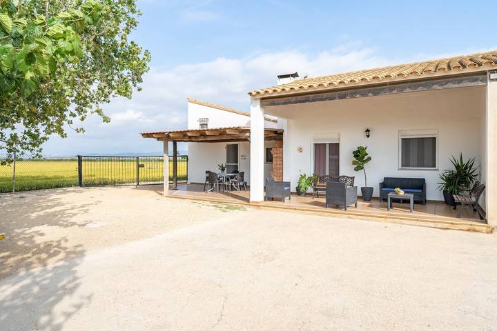 Casa de vacaciones para 5 personas, con Jardín en Delta del Ebro
