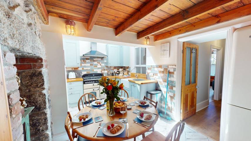 Cottage for 6 people, with terrace and balcony/terrace, with pets in St. Ives