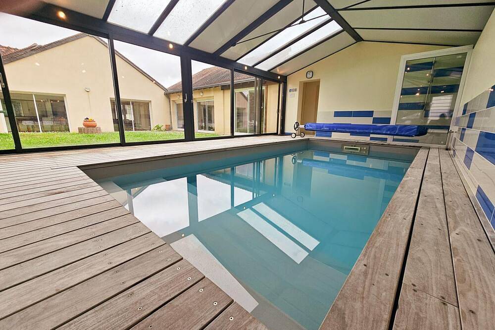 Tourangelle Haus mit Innenpool, Wlan, Garten in Assay, Regionaler Naturpark Loire-Anjou-Touraine