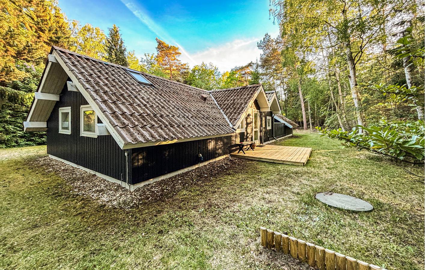 Ferienhaus für 4 Personen mit Terrasse in Rørvig, Nordwestseeland