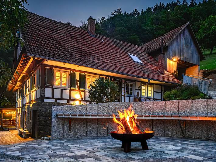 Ferienhaus für 10 Personen, mit Whirlpool und Garten in Ottenhöfen im Schwarzwald
