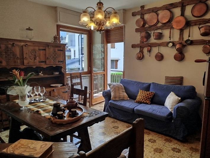 Gîte pour 4 personnes, avec balcon à Entracque