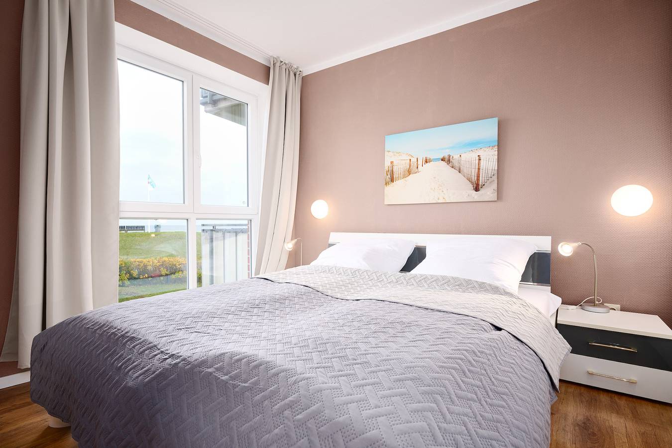 Appartement de vacances entier, Deichweg 33 Ostseeliebe Kalifornien in Kalifornien (Mer Baltique), Schönberg