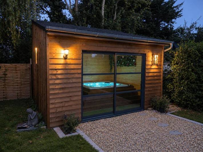 Location de vacances pour 4 personnes, avec Jacuzzi ainsi que Terrasse et Jardin à Le Faou