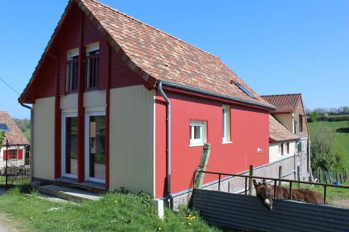 Location de vacances pour 4 personnes, avec Vue à Oneux