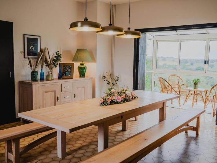 Location de vacances pour 15 personnes, avec piscine ainsi que jardin et terrasse, animaux acceptés dans Bioussac - 4