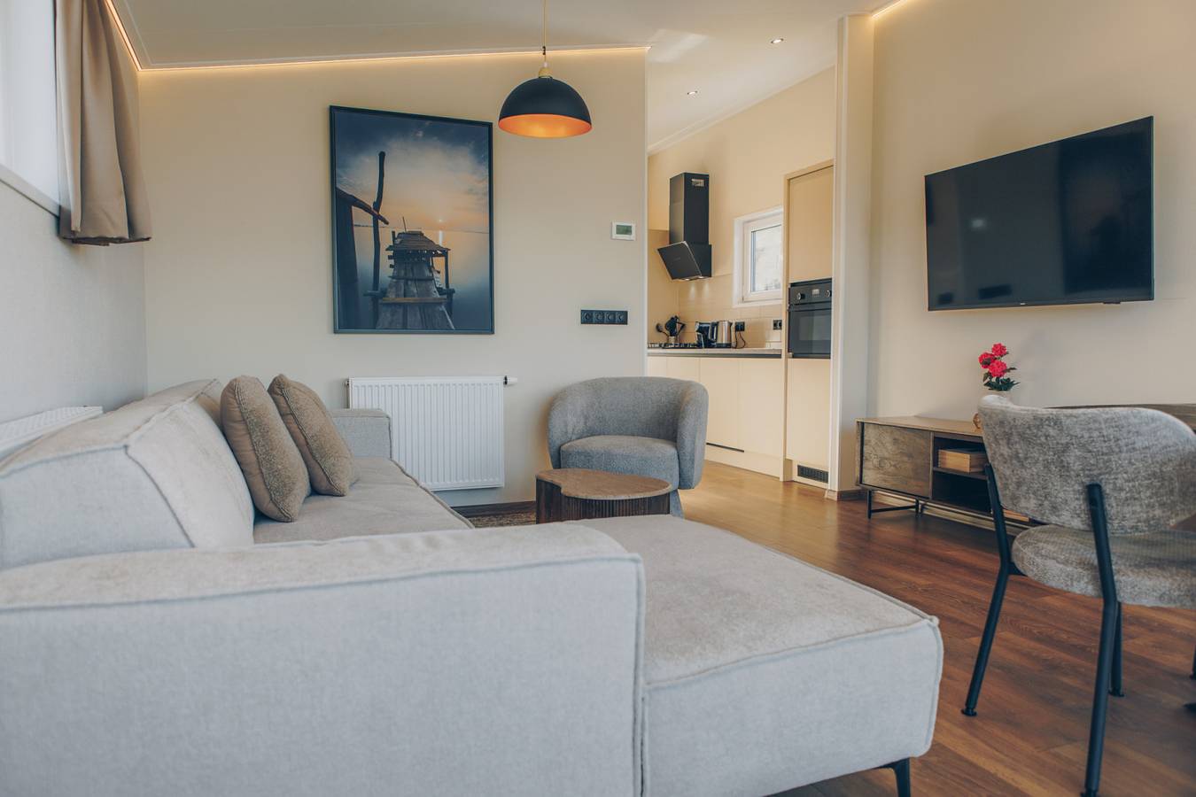 Moderne chalet voor 6 personen met hottub in Renswoude in Renswoude, Provincie Utrecht