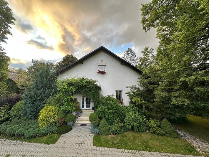 Wiejski domek dla 2 osób, z widok i ogród w Morawy