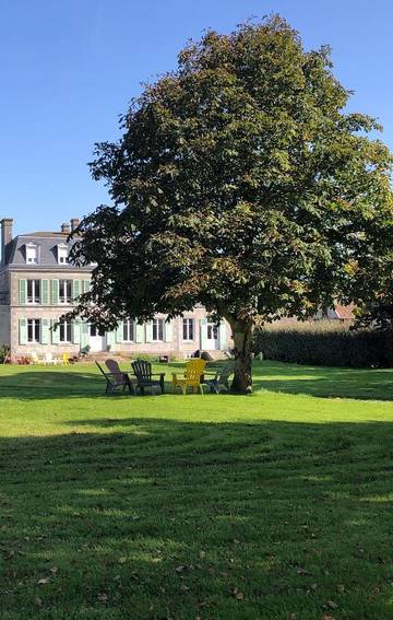 Cottage pour 5 personnes, avec vue et jardin à Gratot