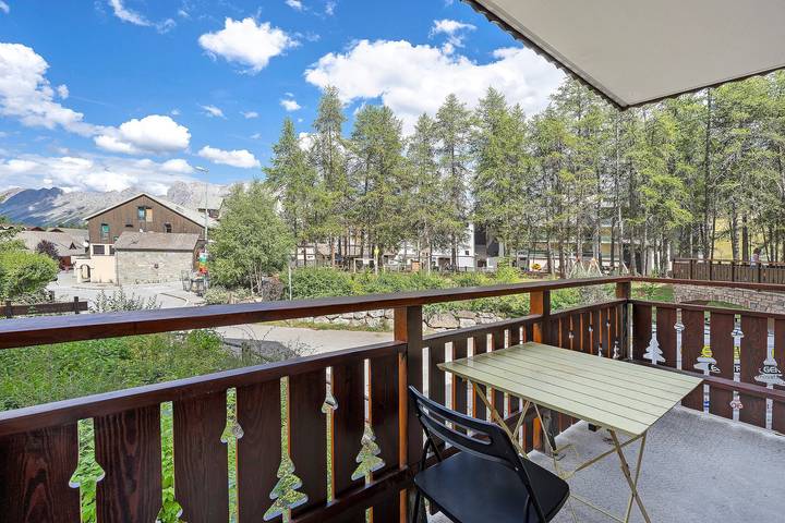 Studio pour 4 personnes, avec Balcon ainsi que Jardin et Sauna