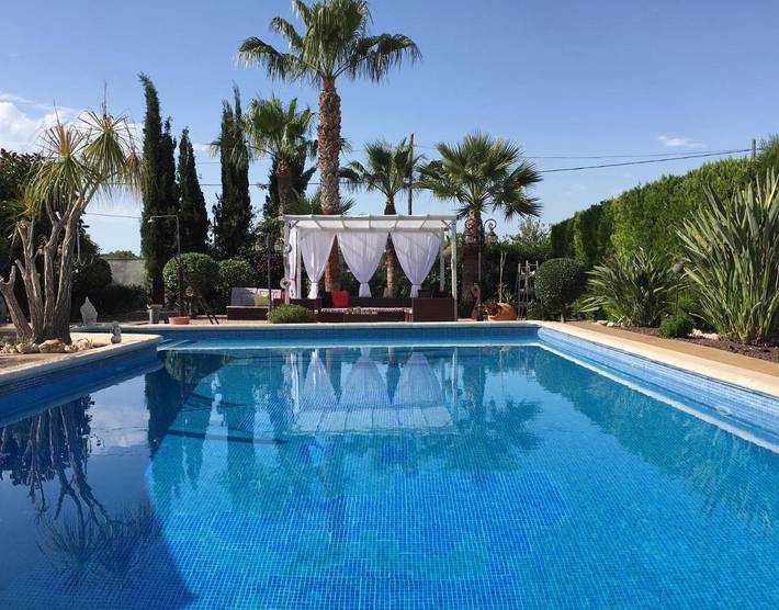 Maison de vacances pour 6 personnes, avec jacuzzi ainsi que piscine et jardin - 1