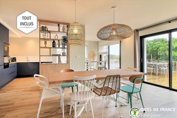 Gîte pour 8 personnes, avec terrasse à Penmarch