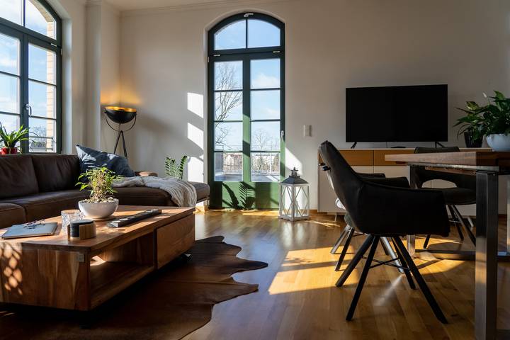 Ferienwohnung für 4 Personen, mit Balkon in Leipzig