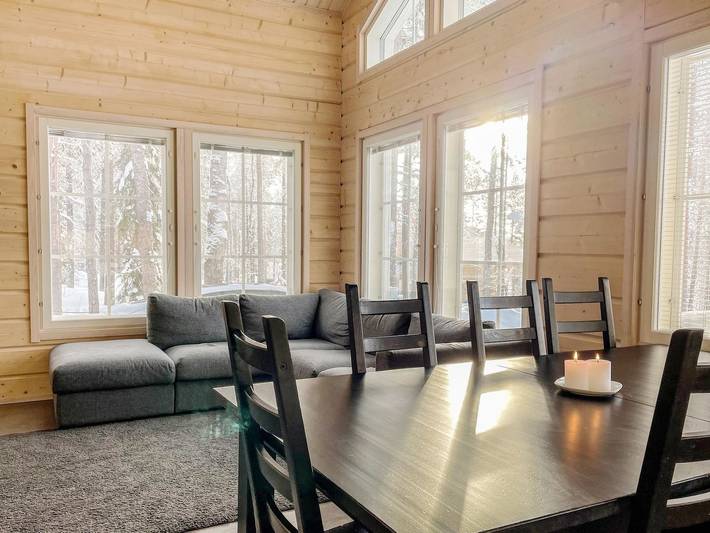 Log cabin for 9 people in Levi