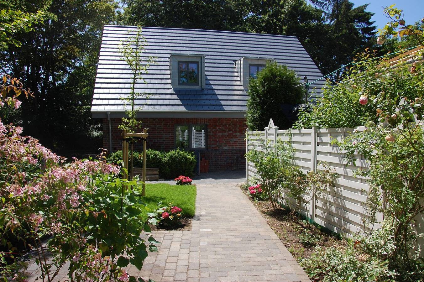 Idyllisches Ambiente am Südstrand - rechts in Wyk auf Föhr (Stadt), Wyk auf Föhr