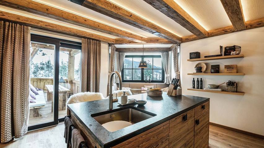 Chalet für 15 Personen, mit Garten und Sauna sowie Pool in Wagrain - 4