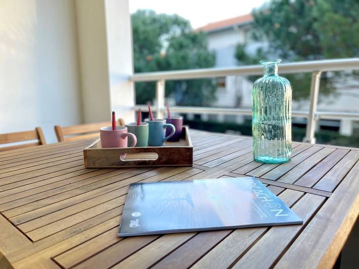 Appartement de vacances pour 4 personnes, avec balcon, animaux acceptés