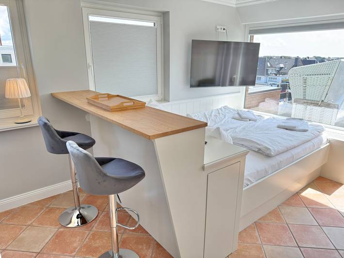 Ferienwohnung für 2 Personen, mit Balkon und Ausblick in Westerland - 3
