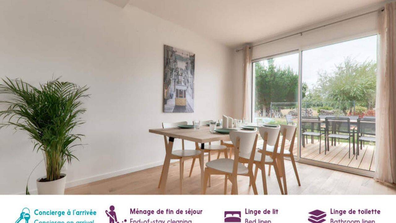 Apartamento vacacional entero, Ferienwohnung für 8 Personen (133 m²) in Le Tour-du-Parc in Le Tour-du-Parc, Côte des Mégalithes