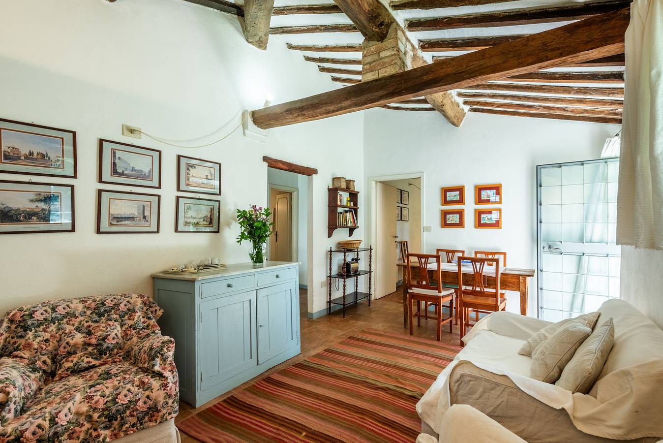 Ganze Wohnung, Ferienwohnung 'Guardiola' mit Gemeinschaftsgarten in Monteroni d'Arbia, Siena Provinz