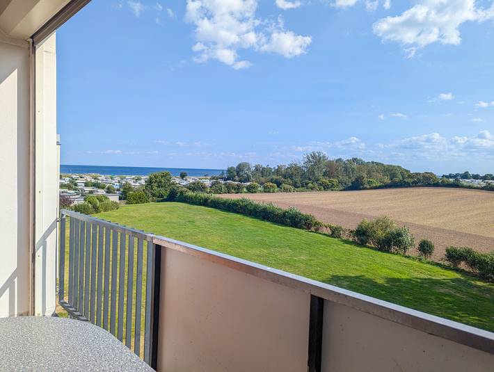 Ferienwohnung mit Meerblick für 2 Personen, mit Balkon und Ausblick